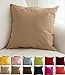 TangDepot Handmade Decorative Solid 100% Cotton Canvas Throw Pillow Covers/Pillow Shams, (18