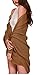 LOBiI78lu Women's Batwing Knitted Long Cardigan Sweater Coat Warm Jumper,Khaki,One Size