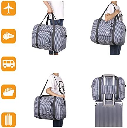 Wandf Foldable Travel Duffel Bag Luggage Sports Gym Water Resistant Nylon 4 Wandf Foldable Travel Duffel Bag Luggage Sports Gym Water Resistant Nylon