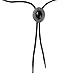 Landisun Bolo Tie Handmade Round Shape Men Western Cowboy