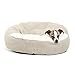 Best Friends by Sheri Cozy Cuddler Luxury Orthopedic Dog and Cat Bed with Hooded Blanket for Warmth and Security – Machine Washable, Water/Dirt Resistant Base – Jumbo Oysterthumb 2