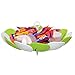 Premium Designer Fruit Bowl & Candy Dish is the Ultimate Tray/Platter & Plate, FREE 6 Stainless Steel Forks Included, Awesome Fruit Basket for Parties, Weddings, Baby Showers, Office, Shatter Proof