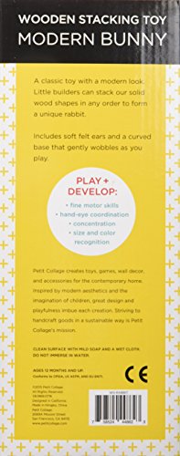 5 Petit+Collage+Rabbit+Wood+Stacking