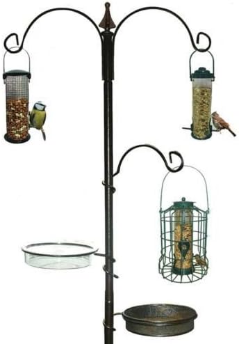 BIRD FEEDING STATION ALL IN ONE FEEDING WATER BATH SEED TRAY WILD BIRDS GARDEN
