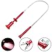 Claw Magnetic Pick-up Tool 4 Claws with Bright LED light Flexible Spring Magnet Grab Grabber Fingers Prongs for garbage pick up,arm extension