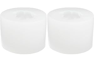 STOBAZA 2Pcs Silicone Tangerine Candle Mold Set for DIY Scented Candle Making, Fruit-Shaped Aromatherapy Wax