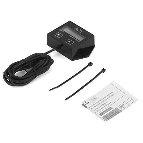 High Performance Car Digital Engine Tach Tachometer Hour Meter Inductive for Motorcycle Car Motor Stroke Engine - Thumbnail 7