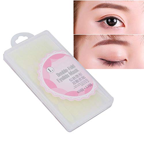 72 Pairs Natural Invisible Double Eyelid Tape - Breathable Adhesive Eyelid Stickers,Suitable for Uneven Single Eyelid,Droopy, Uneven, Mono-eyelids,Wide and Narrow Two Types(Narrow Type)