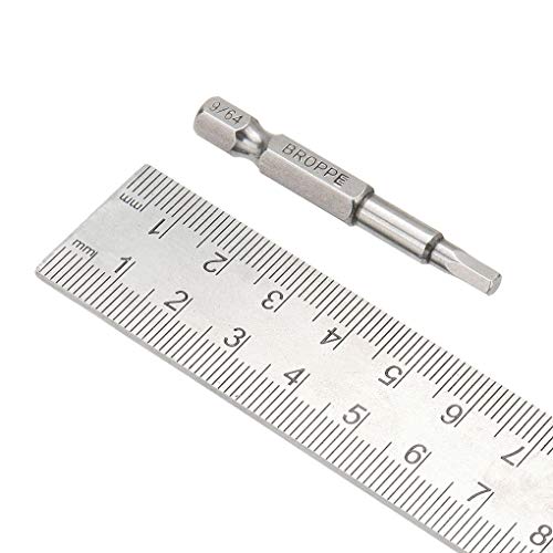 image for Topker 10PCS 50mm 1/4 Inch Hex Wrench Head Long Allen Bit Drill Quick 
