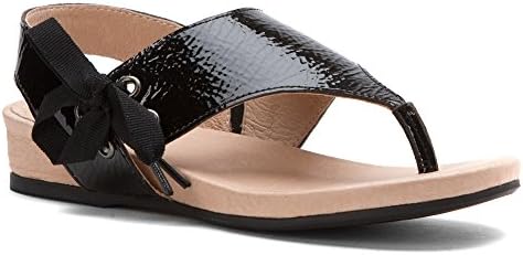 Crowne Comforteur Women's Brillianaire Black Patent 7 M