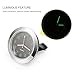 Car Air Vent Clock ALLOMN Car dashboard Clock Luminous Mini Auto Interior Quartz Analog Watch (Silver)