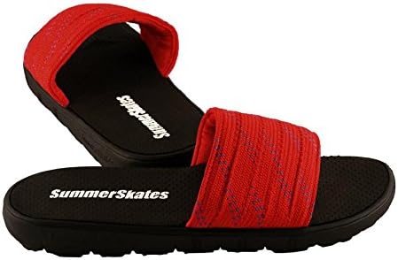 SummerSkate Hockey Sandals Red/Blue Large