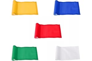 Nylon Golf Flag Golf Putting Green Flag Training Hole Pole Cup Banner 18x12cm 5PCS Putting Banner Mini Flags for