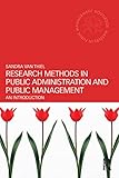 Research Methods in Public Administration and