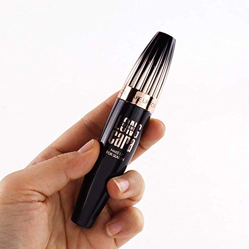 AsaVea 4D Silk Fiber Eyelash Mascara Natural Thickening and Lengthening Mascara, Instant, Waterproof, Long-lasting