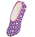 Snoozies Skinnies Lightweight Slippers | Cozy Slippers for Women | Travel Flats On The Go | Ice Tea | Medium