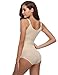 Aibrou Women's Shapewear Body Briefer Slimmer Full Body Shaper(Apricot,XL)