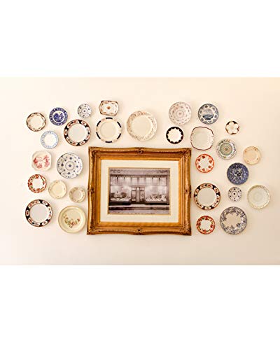 Plate Hangers, Pack of 10, 6 inch and 2, 8 inch-Wall Decorative Plate Hangers for Antique Plates, China, Decorative Plates and Art- Includes Hanging Hook and Nail - Thumbnail 4
