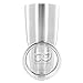 Alpha Armur 20/30/36 Oz Tumbler Double Wall Vacuum Insulated Stainless Steel Tumbler /Hydro Travel Mug Stainless Steel Water Bottle 12 Oz Stainless Steel Can Insulator Can Cooler, Silver