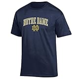 Elite Fan Shop Notre Dame Fighting Irish Tshirt Navy - L - Navy Blue