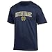 Elite Fan Shop Notre Dame Fighting Irish Tshirt Navy - L - Navy Blue