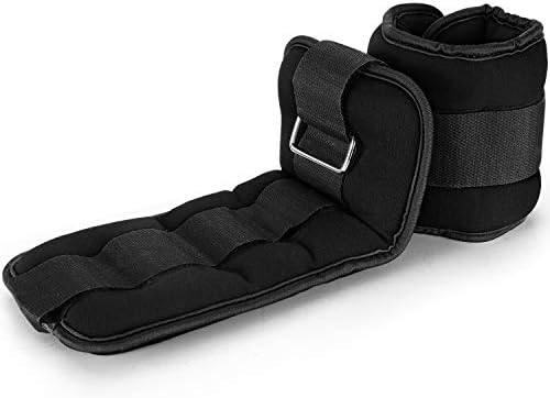 Gardenature Ankle/Wrist Weights with Adjustable Strap-1 Pair Weight 4bs