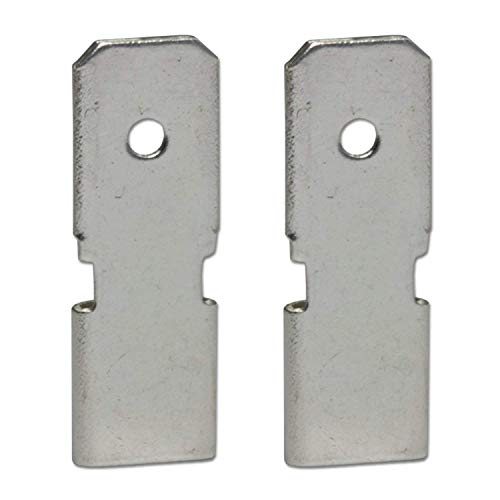 Pair of F1 to F2 Faston Terminal Adapters for Lead Acid Battery Step UP