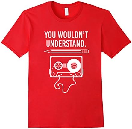 Men's You Wouldn't Understand Vintage Cassette Tape Music T Shirt Medium Red