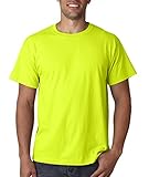 Fruit of the Loom 100% Heavy Cotton T-Shirt, Safety Green, XL ( Pack2 )