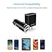 Quick Charge 3.0 Charger Kit Compatible for Samsung Galaxy S9 / Note 8 / S8, Jelly Comb Dual USB Car Charger + Wall Charger + 2 Pack USB Type C Cables Compatible for Galaxy S8 Plus, S9 Plus (Black)
