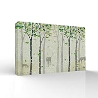 signwin-Canvas Wall Art-Quiet Romantic Forest-Canvas Prints Home Artwork Decoration for Living Room,Bedroom - 12x18 inches