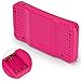 HigoKids Handheld Game Console for Kids Portable Retro Video Game Player Built-in 182 Classic Games 2.5 inches LCD Screen Family Recreation Arcade Gaming System Birthday Present for Children-Rose Red