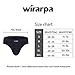 wirarpa Men's Breathable 100 Cotton Briefs Underwear No Fly Soft Covered Waistband Underpants 4 Pack Medium