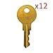 for Your Janitor Bobrick Cat-74 Dispenser Key - 12 Pack of Keys