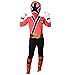 Wraith of East Power Rangers Costume Kids Cosplay Halloween Spandex Zentai Xl Red