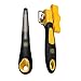 Zestkit Manual Can Opener and Potato&Vegetable Peeler set, Smooth Edge Side Cut Tin Opener with Sharp Cutting Wheel, Ergonomic Anti Slip Grips Handle (Yellow&Black)