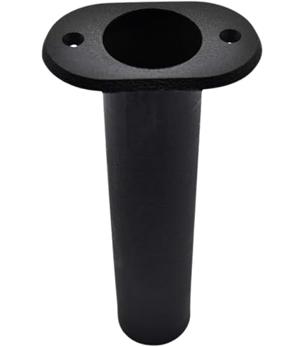 Support De Canne à Pêche Pour Kayak – Montage En Flush – Noir – Nylon – Neuf