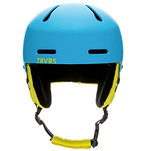Traverse Sports Youth Ski/Snowboard & Snowmobile Helmet, Matte Sky Blue, Small (52-55cm))