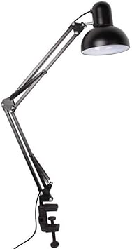 lampara de escritorio led portalamparas de tornillo e27 lampara de arquitecto con brazo oscilante abrazadera flexible en la lampara de mesa luz de
