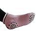 WindFeel Anti-Slip Grip Socks for Yoga Pilates Socks Made of Breathable Absorbent Cotton for Women Pack of 4 Pairs (White, Pink, Black, Grey)