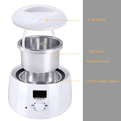 Femor Wax Warmer Melter, Waxing Kit for Hair Removal Wax Melt Machine
