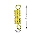 Clasps - 100 Pieces 4 x 15 mm - Barrel Screw Type Clasp - Perfect for Jewerly Making - with Kare & Kind® Retail Packaging (Gold)