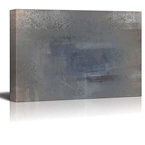 Different Shades of Grey Abstract Painting - Canvas Art Home Art - 12x18 inches