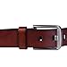 Vbiger Mens Smooth Genuine Leather Belt with Detachable Buckle