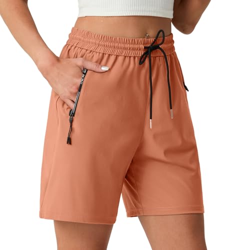 IWOLEENCE Women's 7" Athletic Shorts