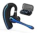 Bluetooth Headset, HandsFree Wireless Earpiece V4.1 with Mic for Business/Office/Driving, Support iPhone/Samsung and Other Android Cellphones (Black-c)