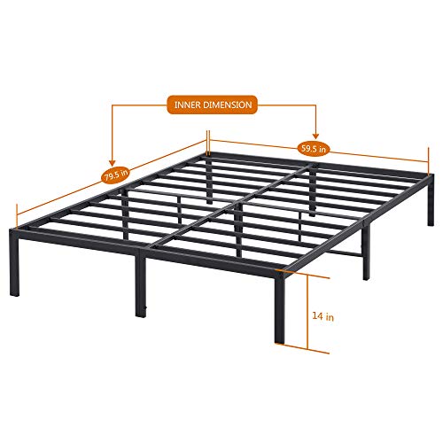 PrimaSleep PR14BX06Q Bed Frame, Queen, Black Pricepulse