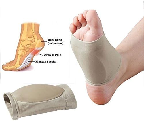 Mokde Mondge 1 Pair Flat Feet Orthotic Plantar Fasciitis Arch Support Sleeve Cushion Pad Heel Spurs Foot Care Insoles Foot Pad Orthotic Tool