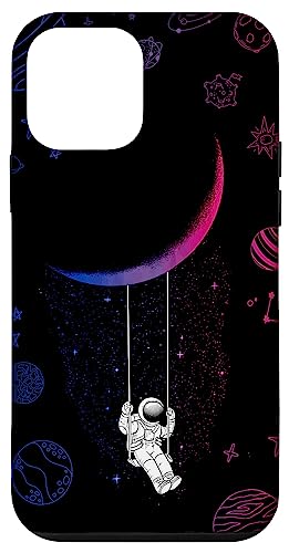 Astronaut Moon Bisexual Flag Space LGBTQ Gay Pride Ally Bi Case for iPhone 12 m…