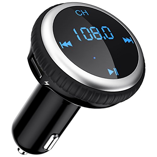 HiGoing Bluetooth FM Transmitter, Wireless Radio Receiver MP3 Player Adapter Car Kit with [Smart Car Locator], 5V 2.1A Dual USB Car Charger, Hands-free Calling for iPhone, Samsung, etc - Thumbnail 7
